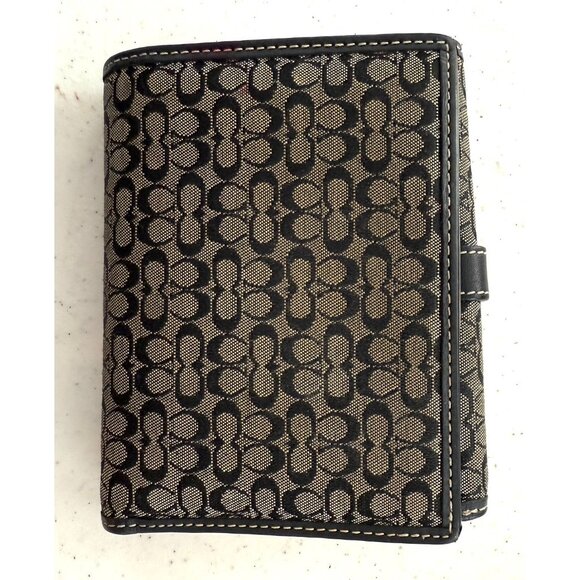 Vintage Coach Signature C Small Bifold - Picture 2 of 4